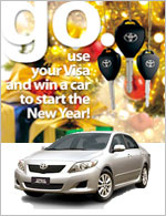 Go Use Your Visa and Win a Car to Start The New Year! Go Experience Malaysia with Visa